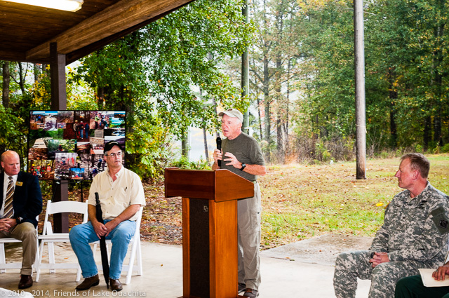 Introductory remarks by Jerry Shields covered the history of the effort to build the LOViT and recognizes the importance of the organizations that participated in the Coalition supporting the Trail's planning and construction.